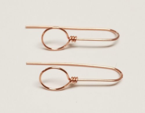 Judy Larson's Closed Loop Ear Wires - , Findings & Components, Toggles & Clasps, Earwire & Headpin, Loops, Wire Loop, Wrapped Wire Loop, closed loop ear wires